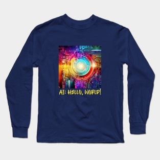 AI: Hello, World! Long Sleeve T-Shirt